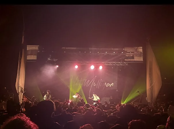Hot Mulligan performing live on stage